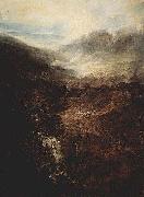 Joseph Mallord William Turner Morgen in den Corniston Fells, Cumberland oil painting on canvas